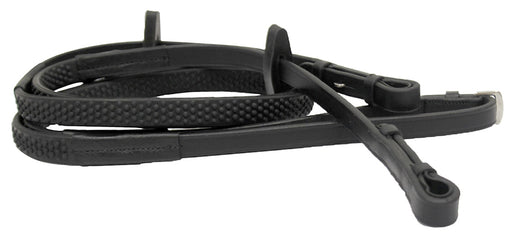 Rambo Micklem Competition Reins, Black - Black  