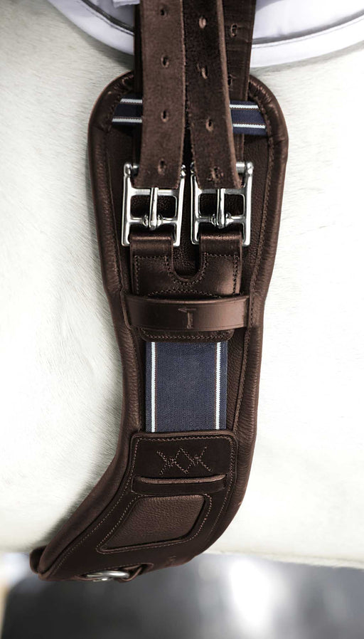 Rambo Micklem Short Comfort Girth, Dark Havana - Dark Havana 22 in 