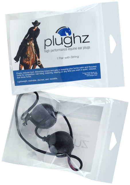 Plughz Equine Ear Plugs w/Cord -   