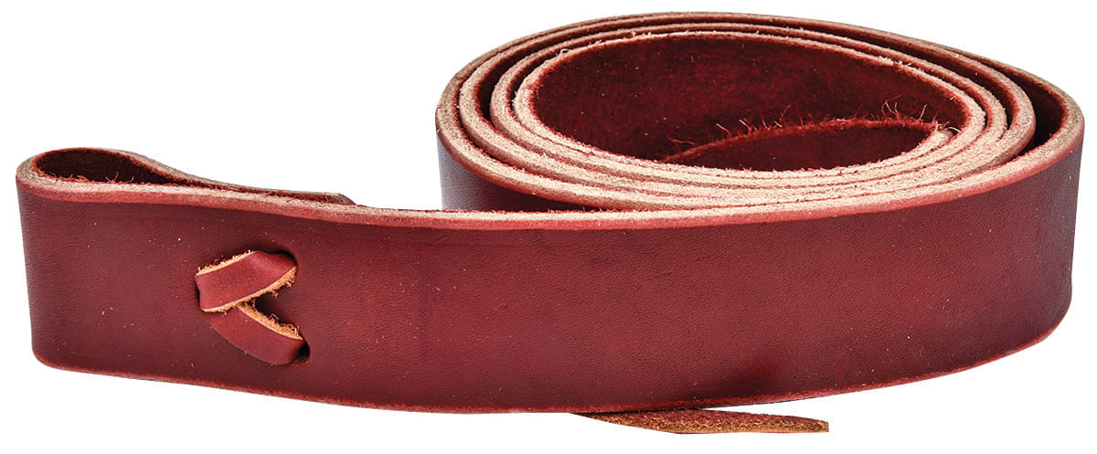 Leather Tie Strap - Leather Tie Strap, 1-3/4" x 6' (Burgundy)  