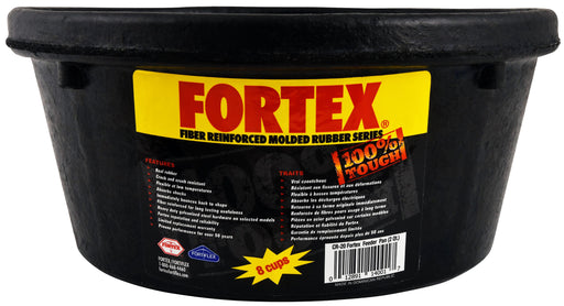 Fortex Rubber Pet Bowls - 2 Quart Rubber Bowl  