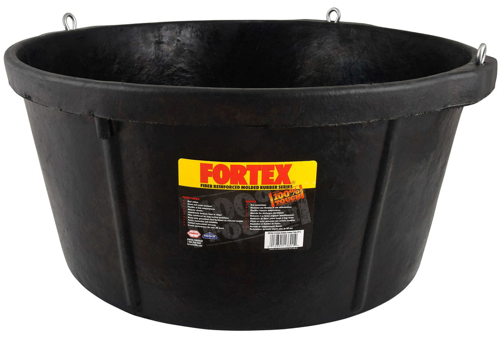 Rubber Feeder Tub, 6.5 gallon -   