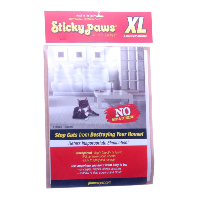 Sticky Paws - 5-pk X-Large (9"x12") Sticky Paws  