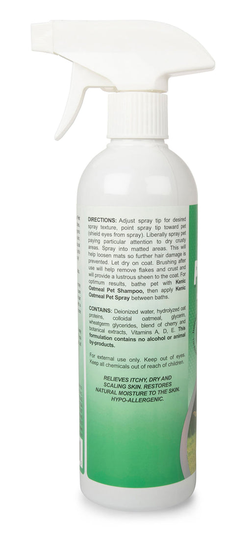 Kenic Oatmeal Pet Spray - Oatmeal Pet Spray, 17 oz  