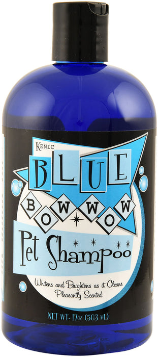 Kenic Blue Bow Wow Pet Shampoo - Blue Bow Wow Kenic RETRO Shampoo, 17 oz  