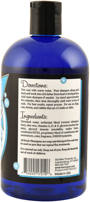 Kenic Blue Bow Wow Pet Shampoo - Blue Bow Wow Kenic RETRO Shampoo, 17 oz  