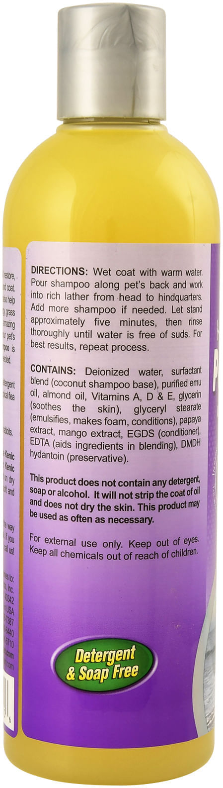 Kenic Kalaya Emu Oil Pet Shampoo - 17 oz Kalaya Emu Oil Pet Shampoo  