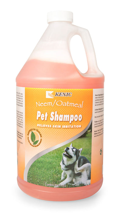 Kenic Neem Oatmeal Pet Shampoo - Neem Oatmeal Shampoo, Gallon  