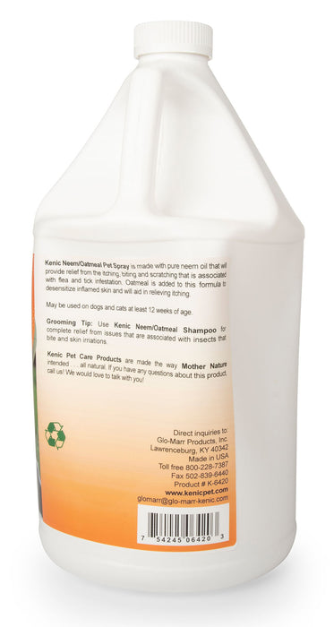 Kenic Neem/Oatmeal Anti-Itch Spray - Neem Oatmeal Spray, gallon  