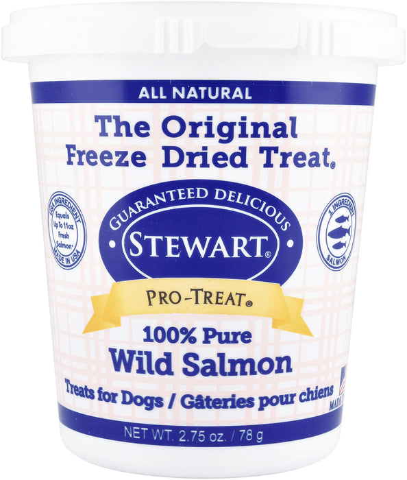 Stewart Pro-Treat Freeze-Dried Wild Salmon Treats for Dogs - 9.5 oz  