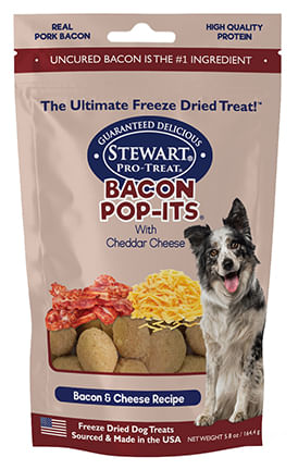 Stewart Pro-Treat Bacon Pop-Its, 5.8 oz - Bacon/Cheese  