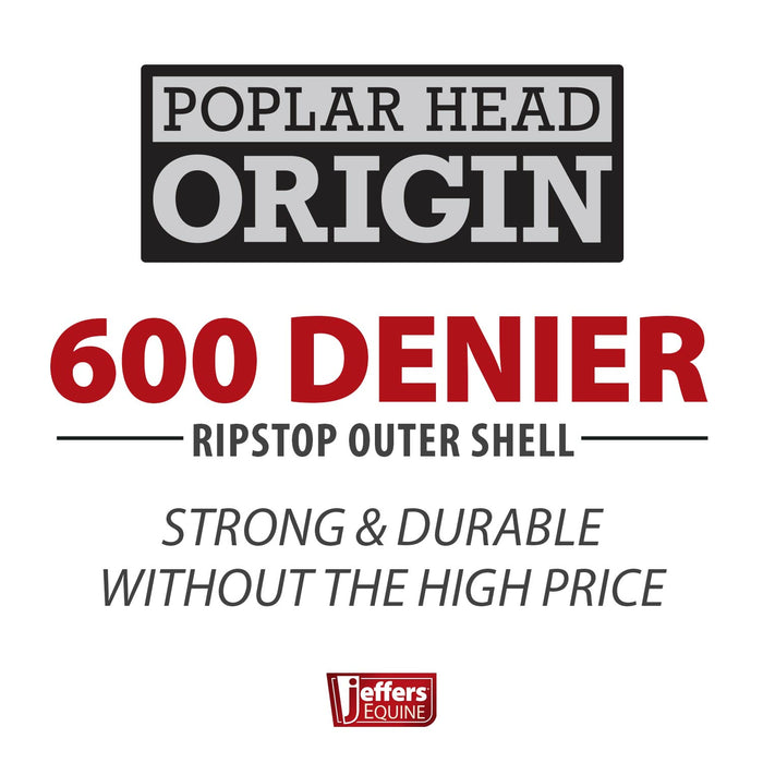 Jeffers Poplar Head Origin 600 Denier Turnout Sheet, 0 Gram, Allegiance - 87 in  