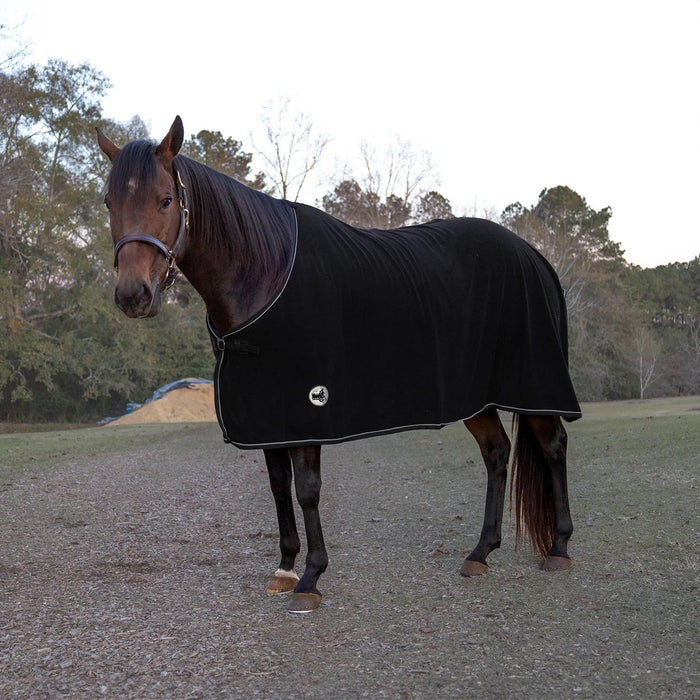 Jeffers Elite Fleece Horse Cooler Blanket, Black