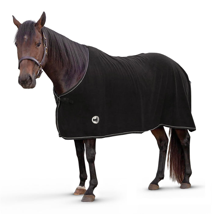 Jeffers Elite Fleece Horse Cooler Blanket, Black