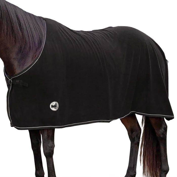 Jeffers Elite Fleece Horse Cooler Blanket, Black