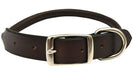 Jeffers Premium Rolled Leather Collar - 19" x 1" Premium Rolled Leather Collar  