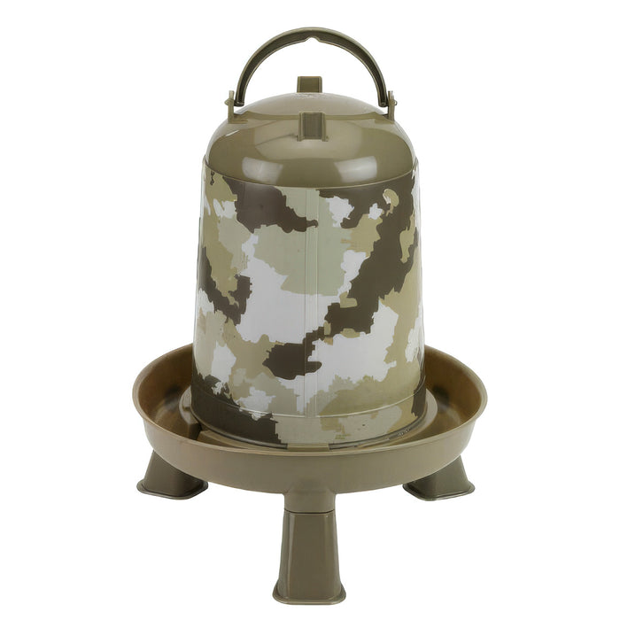 Camouflage Economy Waterer with Legs, 5 L (1. 32 Gallons)