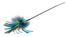 36" Long Peacock Sparkler Teaser Wand Cat Toy -   