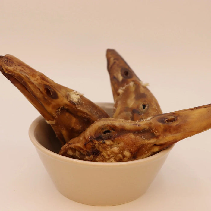All-Natural Duck Head Dog Chews – High Protein, Single Ingredient, Made in USA