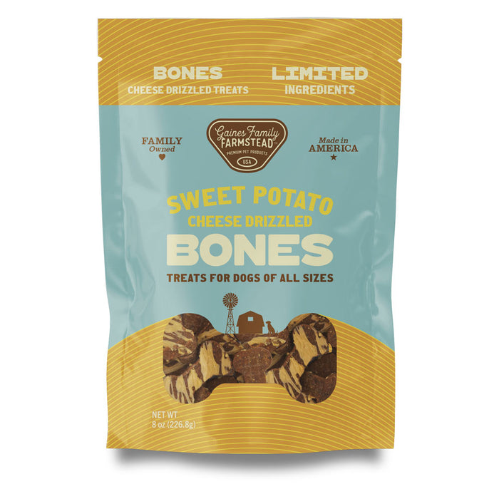 Sweet Potato Bones Dog Treats – All Natural, Limited Ingredient, Oven-Baked, Made in USA