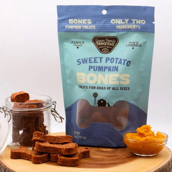 Sweet Potato Bones Dog Treats – All Natural, Limited Ingredient, Oven-Baked, Made in USA
