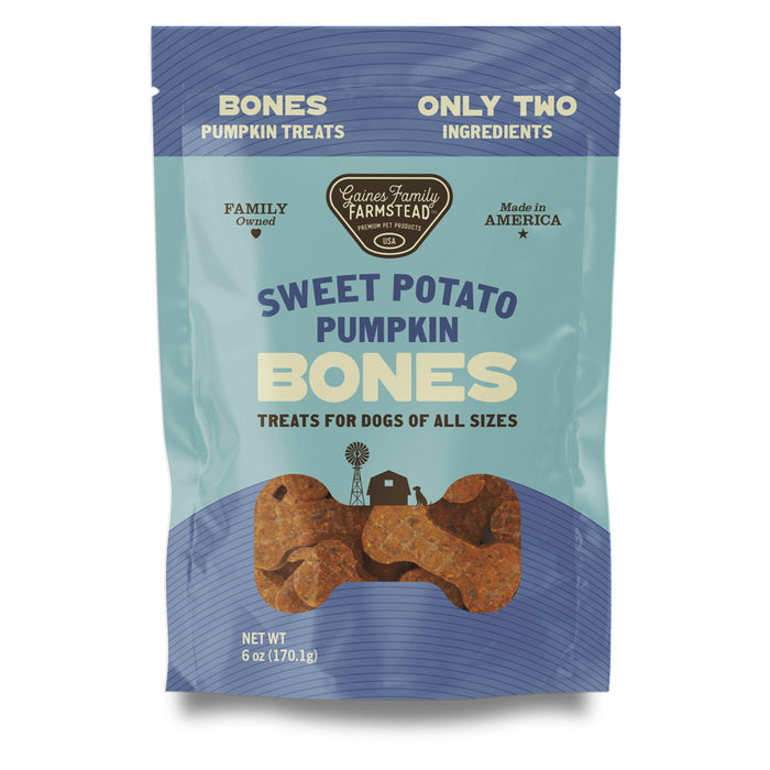 Sweet Potato Bones Dog Treats – All Natural, Limited Ingredient, Oven-Baked, Made in USA
