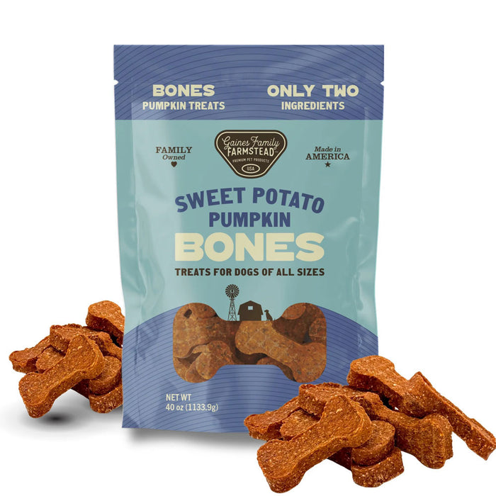 Sweet Potato Bones Dog Treats – All Natural, Limited Ingredient, Oven-Baked, Made in USA