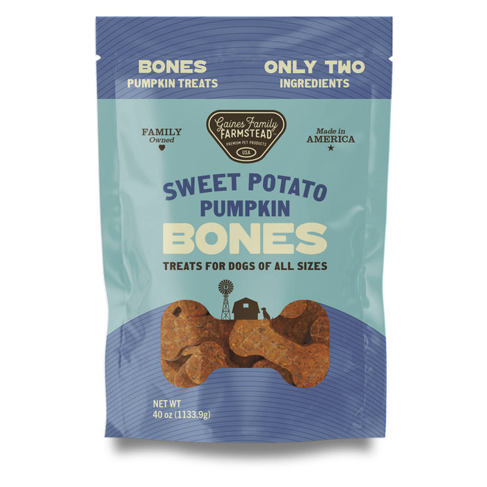 Sweet Potato Bones Dog Treats – All Natural, Limited Ingredient, Oven-Baked, Made in USA