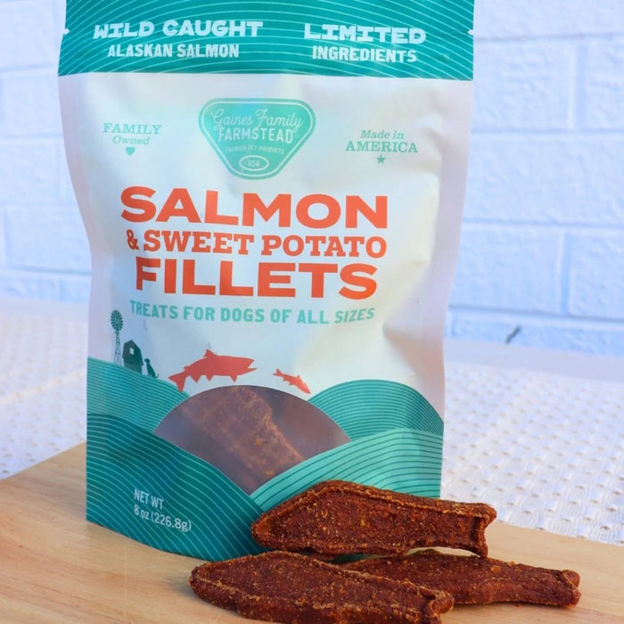 All Natural Meat & Sweet Potato Fillets Dog Treats – Limited Ingredient, Made in USA