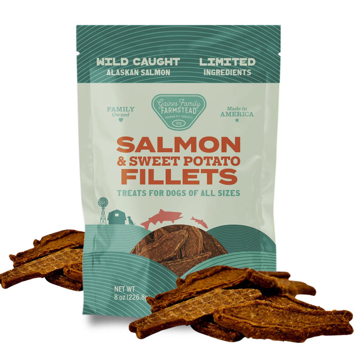All Natural Meat & Sweet Potato Fillets Dog Treats – Limited Ingredient, Made in USA