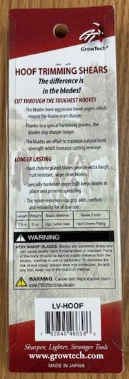 7 Red Hoof Trimming Shears Color Red