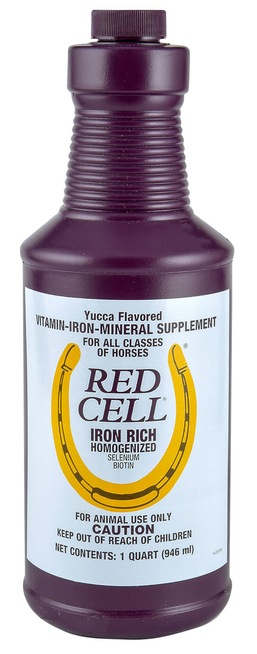 Red Cell Horse Supplement for Energy & Stamina - Quart, Red Cell Iron Supplement  