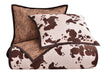 Elsa Cowhide Reversible 3 Piece Quilt Set - King  