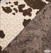 Elsa Cowhide Reversible 3 Piece Quilt Set - King  