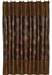 Studded Brown Faux Leather Shower Curtain - Brown  