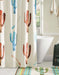 Cactus & Arrow Shower Curtain -   