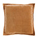 Stonewashed Cotton Canvas Euro Sham, Terracotta -   