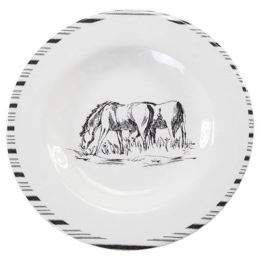 Ranch Life Melamine Salad Plate, 4 Piece -   