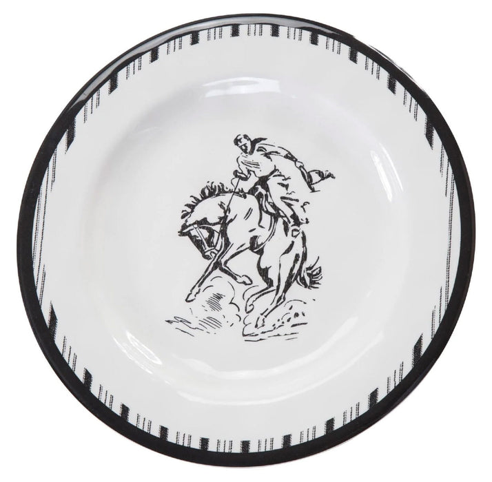 Ranch Life Melamine Dinner Plate, 4 Piece -   