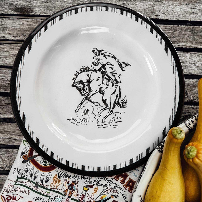 Ranch Life Melamine Dinner Plate, 4 Piece -   