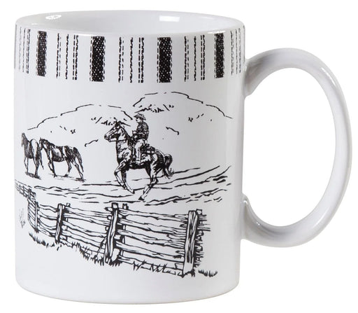 Ranch Life Horse Mugs, Set of 4 -   