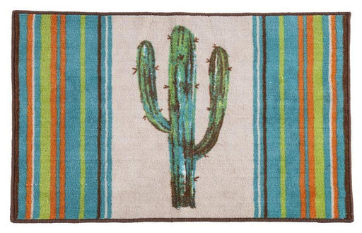 Serape Colorful Cactus Rug, 24" x 36" - Multi  