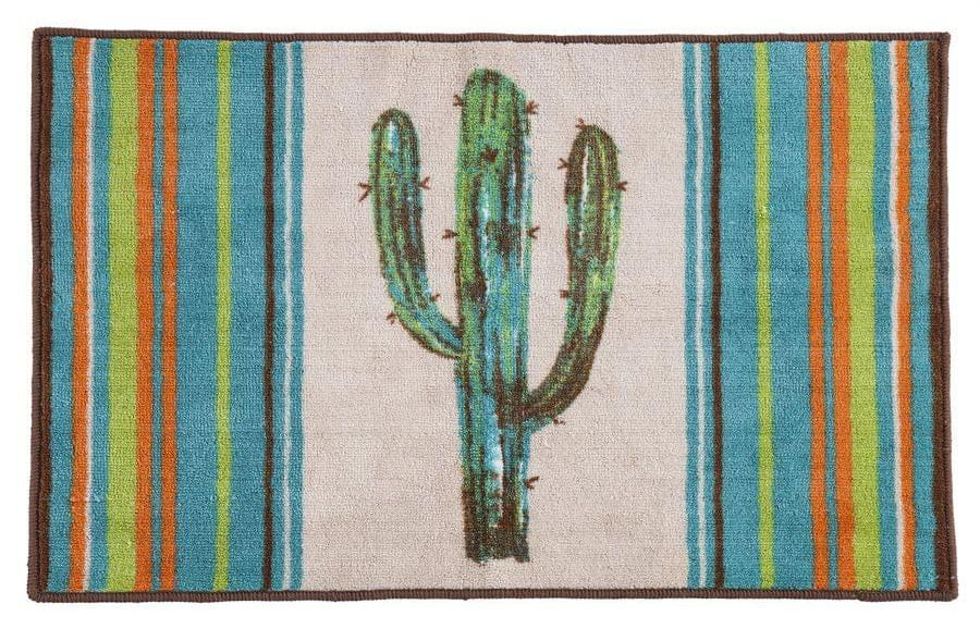 Serape Colorful Cactus Rug, 24" x 36" - Multi  