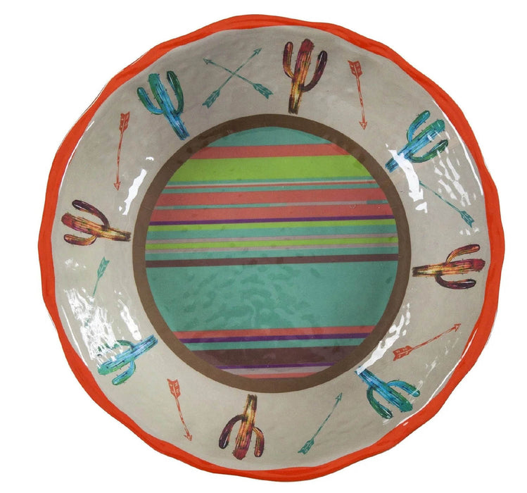 Saguaro Cactus Melamine Serving Bowl - Multi  