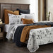 Ranch Life Western Toile Reversible Quilt Set - King  