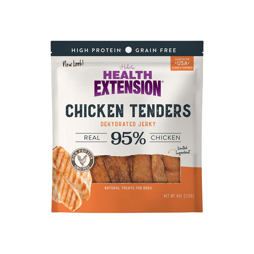 Health Extension Grain Free Crispy Gourmet Chicken Tenders Natural Dog Treats 4oz Size 4oz