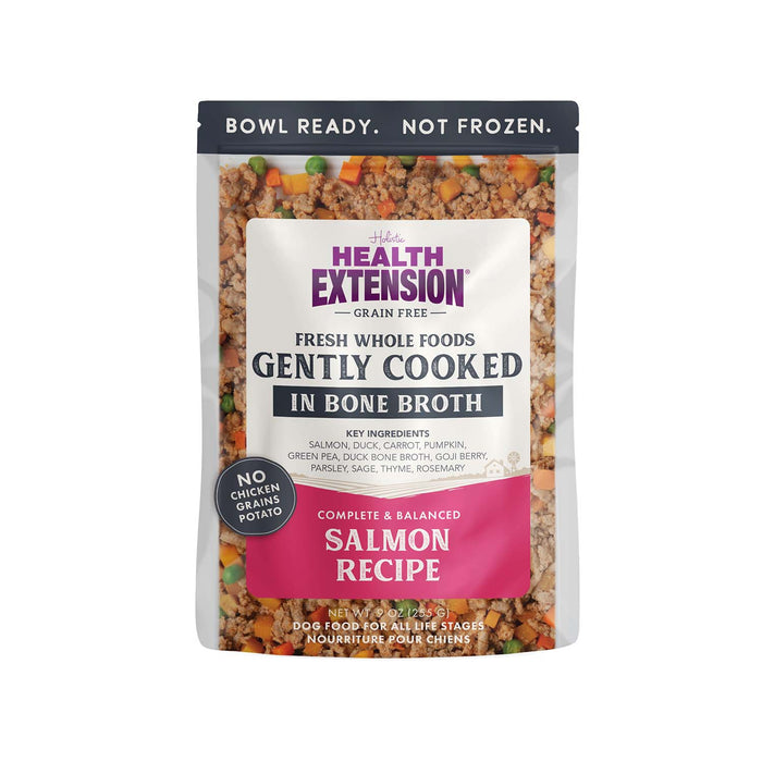 Gently Cooked Grain Free Duck & Kale Recipe Pouches for Dogs -9oz Size 9oz