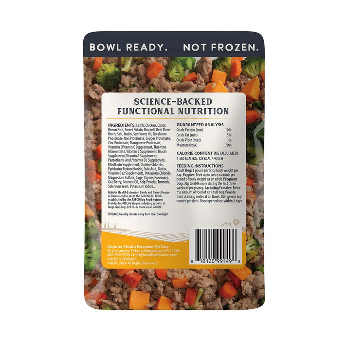 Gently Cooked Chicken & Pumpkin Recipe Pouches for Dogs-3oz Size 3oz