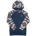 Hooey Rope Like a Girl Ladies Hoodie, Navy & Aztec - XXLarge  