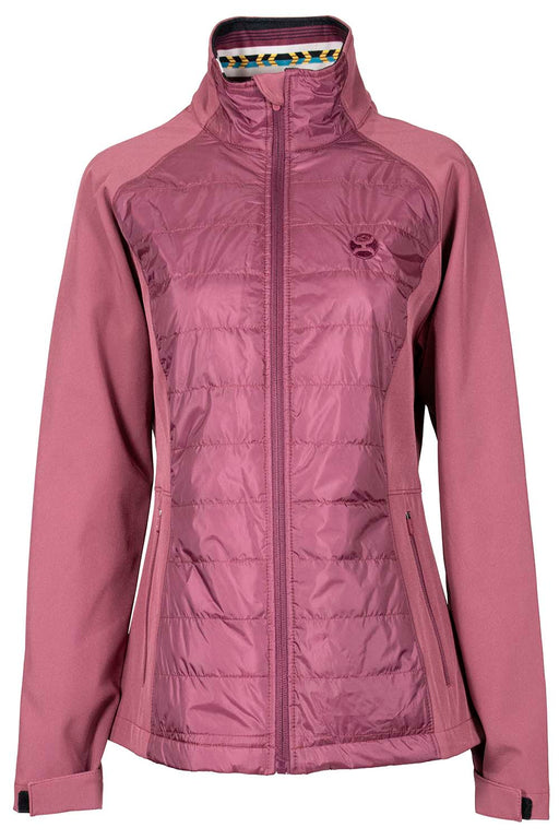 Hooey Quilted Softshell Jacket - Rose XXLarge 